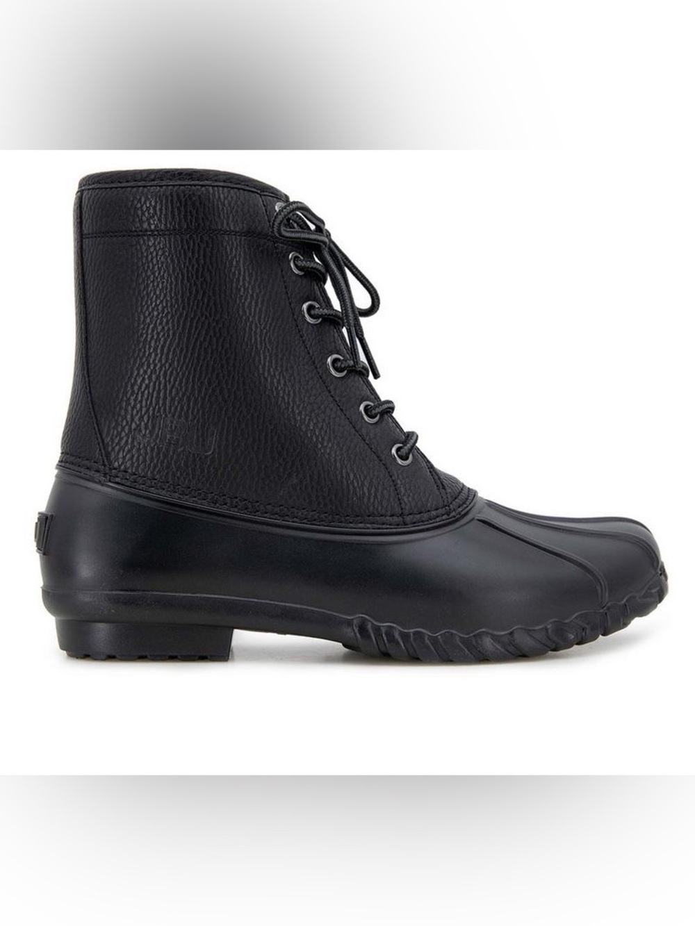 JBU Milford Black Duck Work Rain Boots Waterproof Men's Size 11 M